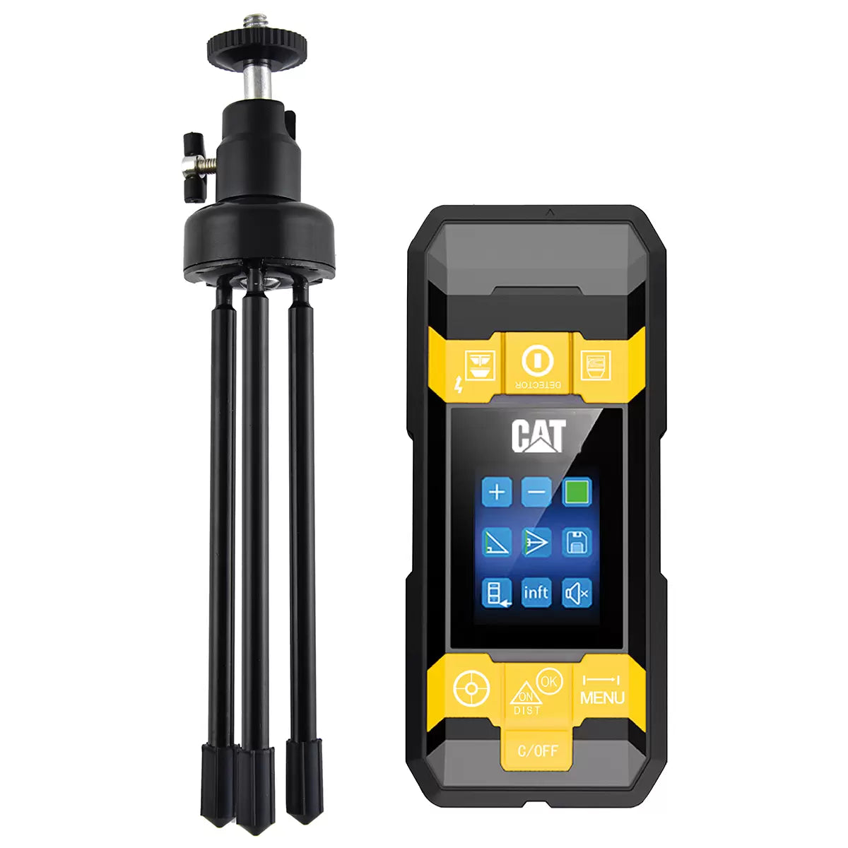 CAT 4-in-1 Laser Distance Measurer, Stud Finder, Cross Hair Marker, Digital Level