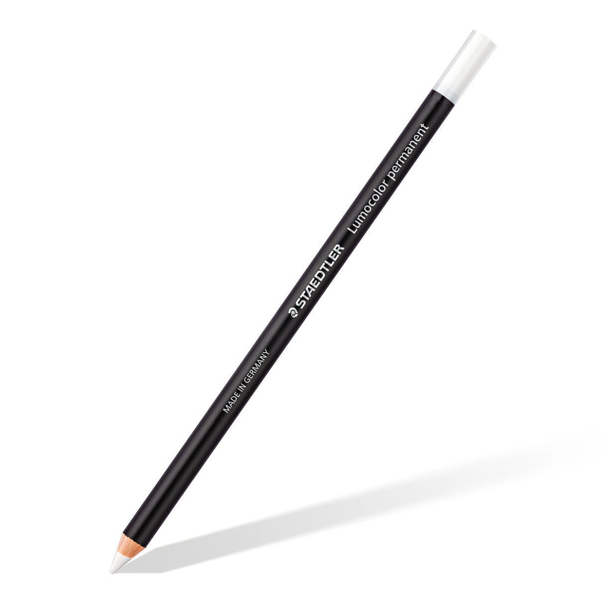Staedtler® Lumocolor® permanent glasochrom pencil - white, box of 12