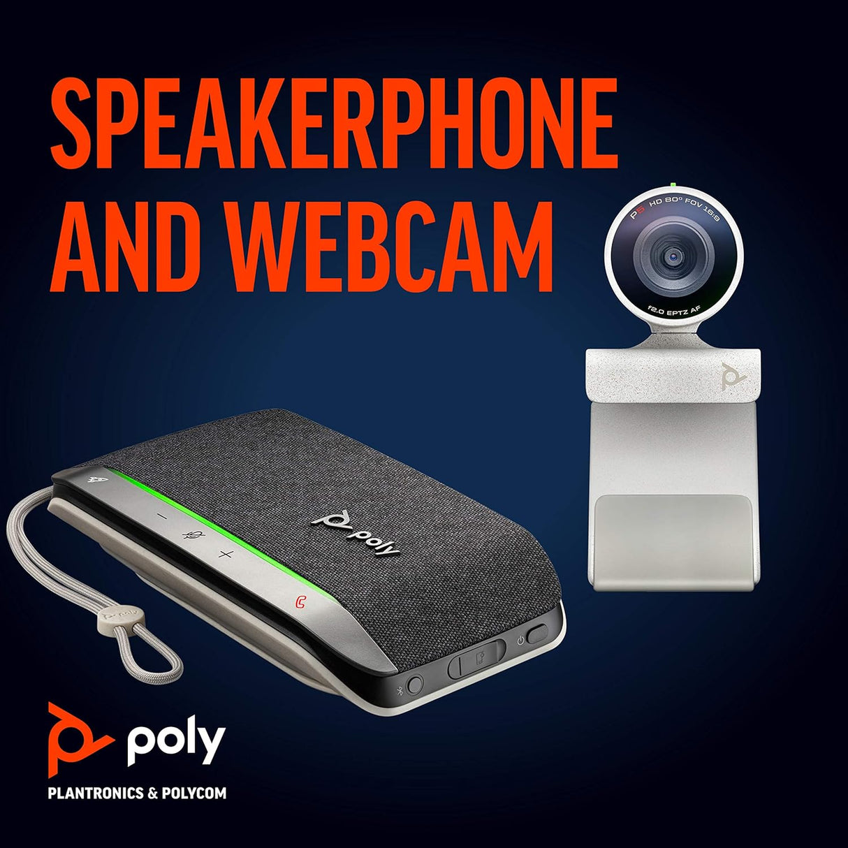 POLY STUDIO P5  Professional Webcam w/ wireless speakerphone SYNC 20+