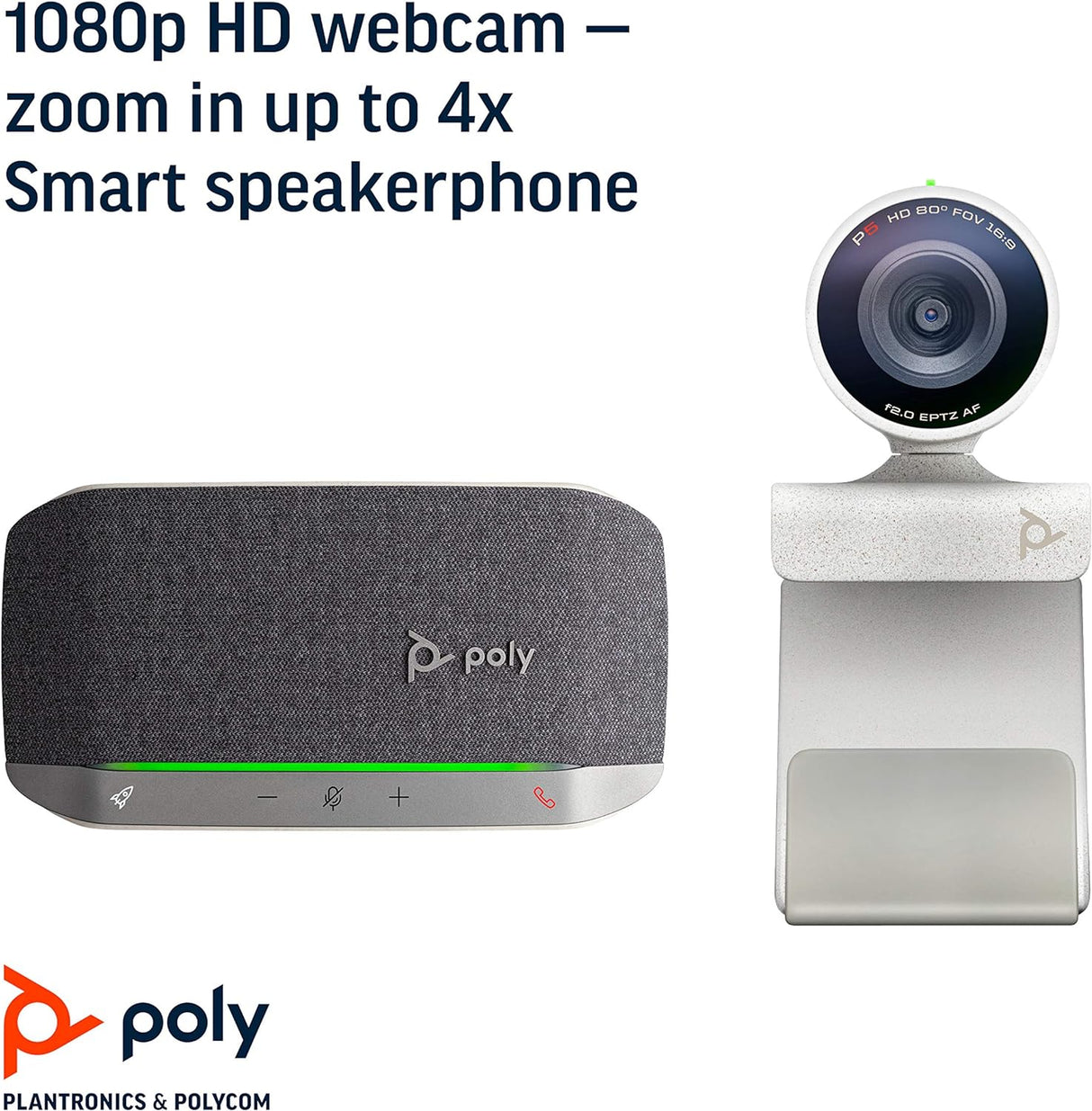 POLY STUDIO P5  Professional Webcam w/ wireless speakerphone SYNC 20+