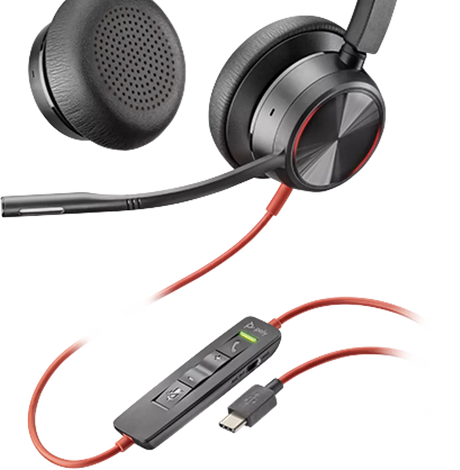 Poly Plantronics Blackwire C5220 USB-C Corded Stereo Headset