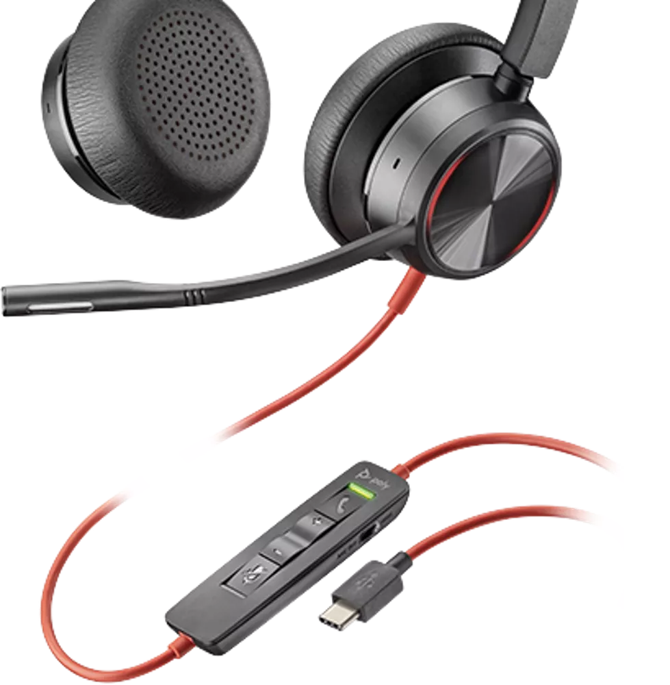 Poly Plantronics Blackwire C5220 USB-C Corded Stereo Headset