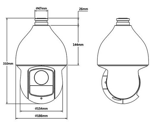 SECURVIEW 4MP HDCVI CAMERA 30x ZOOM PTZ DOME