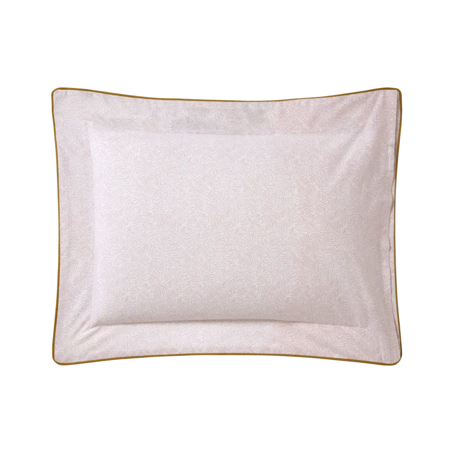 Yves Delorme CALYPSO King Flat Sheet & 2 Pillowcases – 100% Cotton Percale