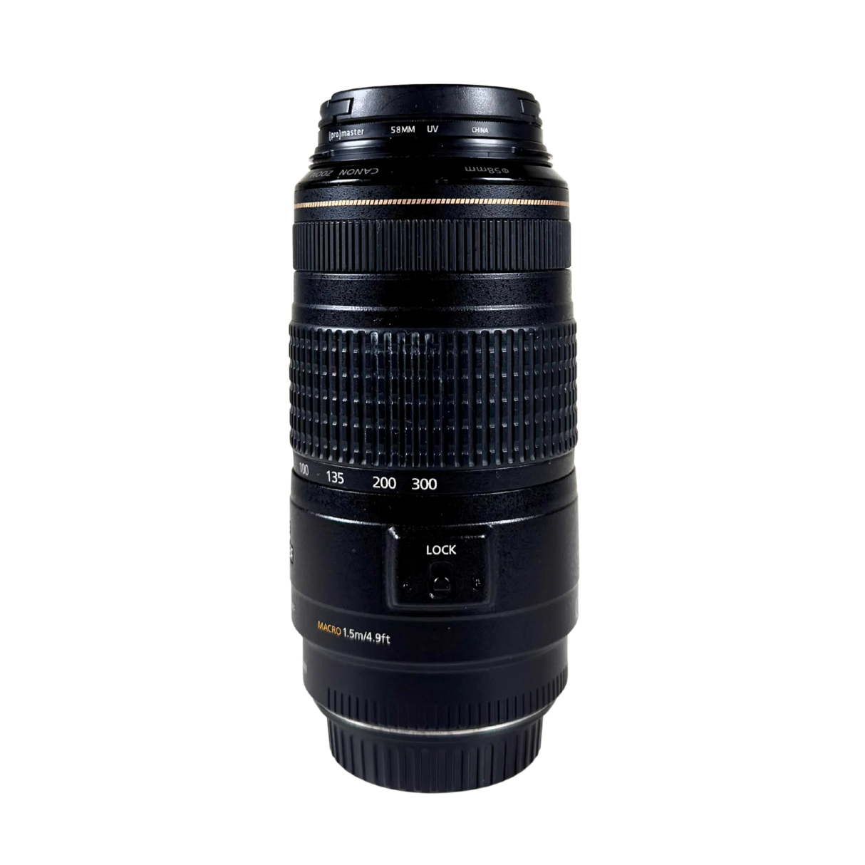 Canon EF 70-300mm f/4-5.6 IS USM Zoom Lens + UV Filter (Pre-Owned)