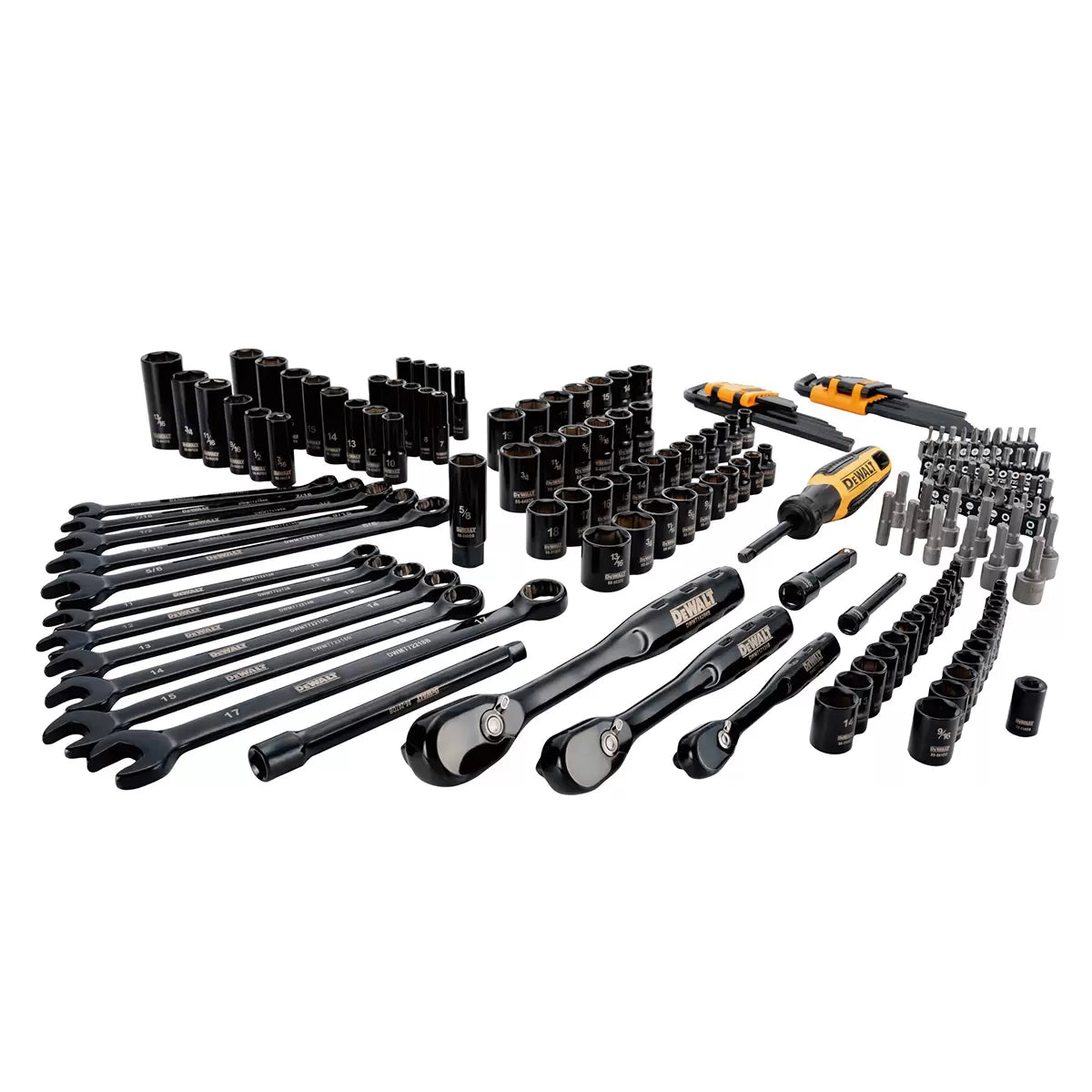 DeWALT 184 Piece Black Mechanics Tool Set DWMT45184-1