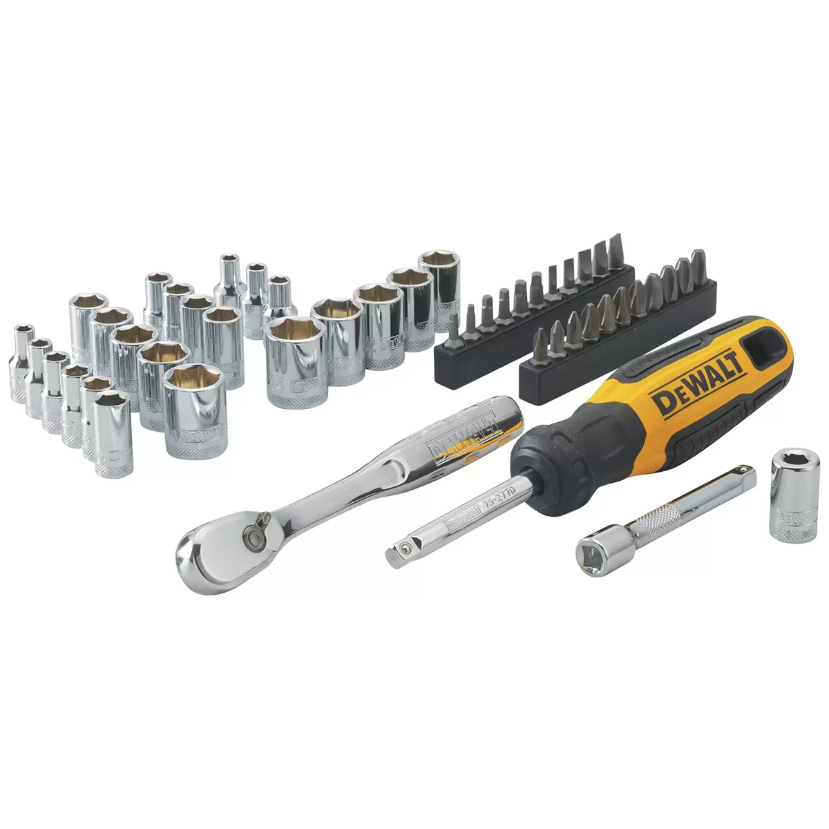 DeWALT 50 pc. 1/4 in. Drive Mechanics Tool Set DWMT81610