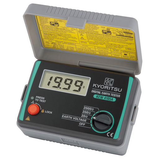 Kyoritsu KEW 4105A Earth Resistance Tester CAT III 300V with Soft Case