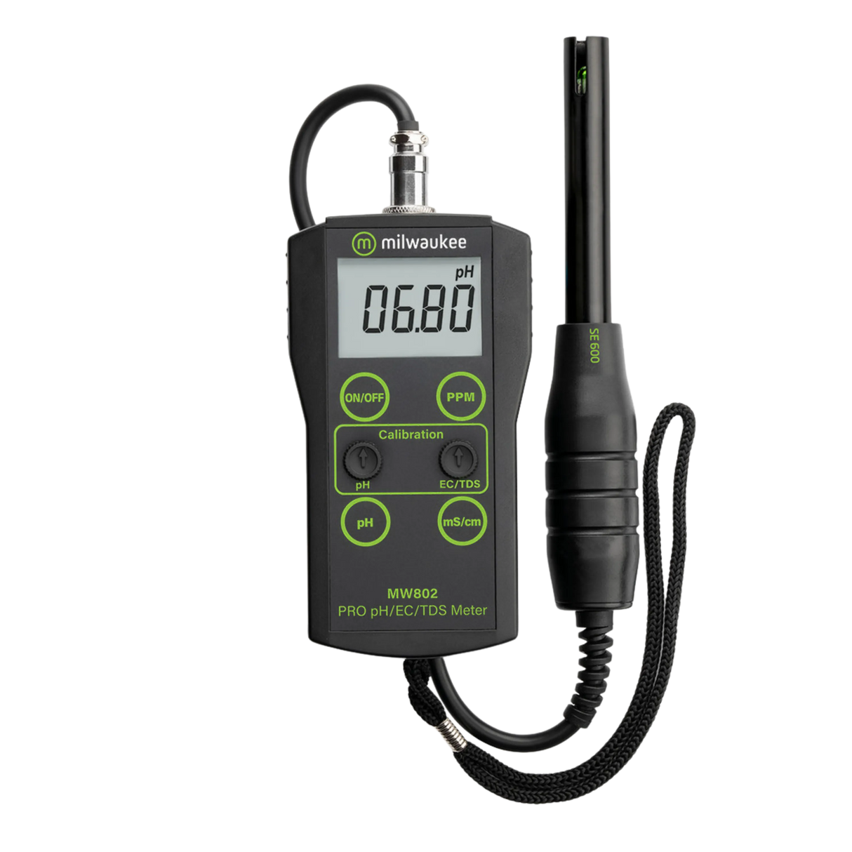 Milwaukee MW802 PRO 3-in-1 pH, EC, TDS Combo Meter with ATC