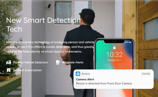 REOLINK 4MP SMART WIRELESS CAMERA WITH MOTION SPOTLIGHT