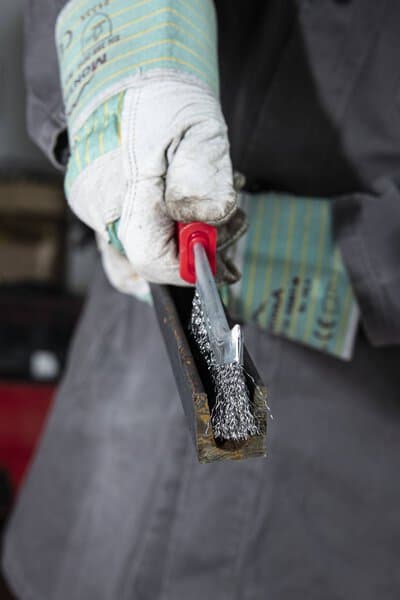 Klingspor BHP 600 hand brush special, 140 x 25 x 265 mm, plastic handle 0,3 Steel Pack of 24