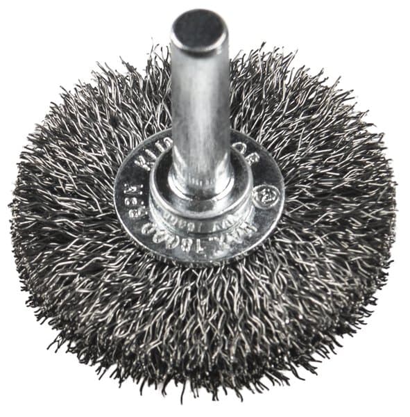 Klingspor BRS 600 W round shaft brush, 50 x 9 x 6 mm, 0,3 Steel Pack of 10