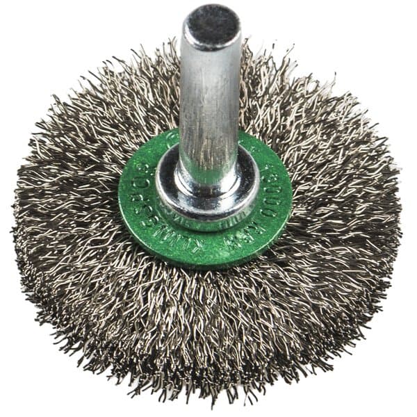 Klingspor BRS 600 W round shaft brush 600 W, 30 x 9 x 6 mm, 0,2 Steel Pack of 20