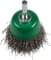 Klingspor BTS 600 W cup brush with shaft, 50 x 6 mm, 0,3 stainless steel Pack of 20
