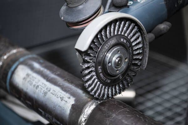 Klingspor BRP 600 Z pipeline brush knotted single Number of rows 1, 125 x 6 x 22,23 mm, 0,5 Steel