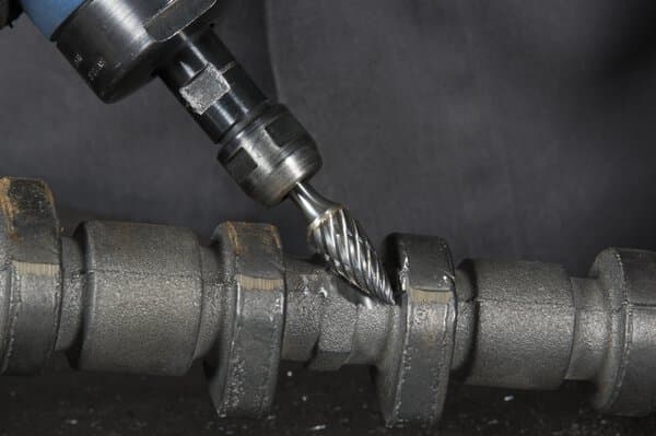 Klingspor HF 100 G carbide burrs, 6 x 18 x 6 mm double serration