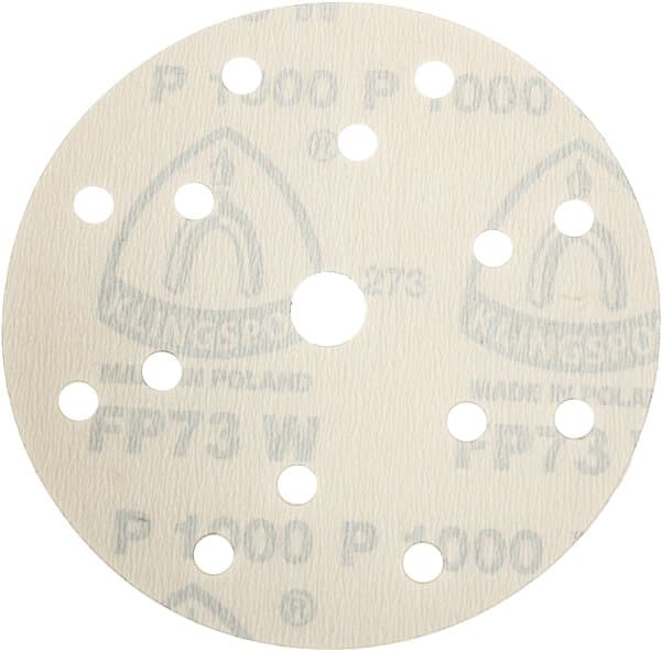 Klingspor FP 73 WK discs self-fastening active coated, 150 mm grain 120 hole pattern GLS47 Pack of 100