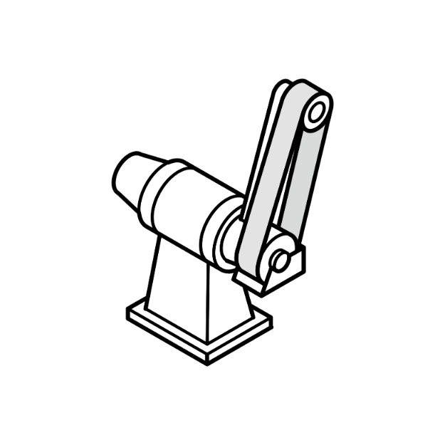 Back stand grinding machine