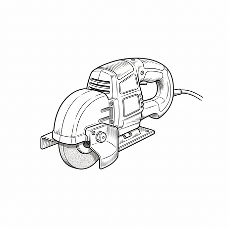 Concave fillet weld grinder