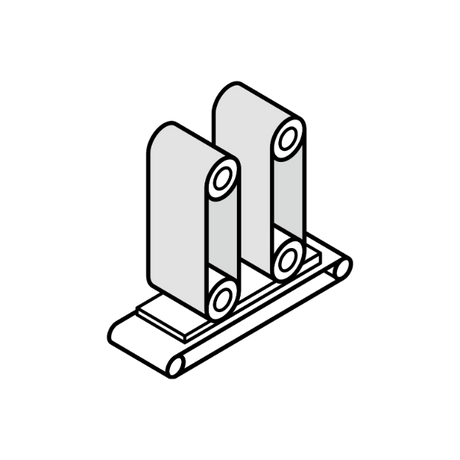 Through-feed grinding machine