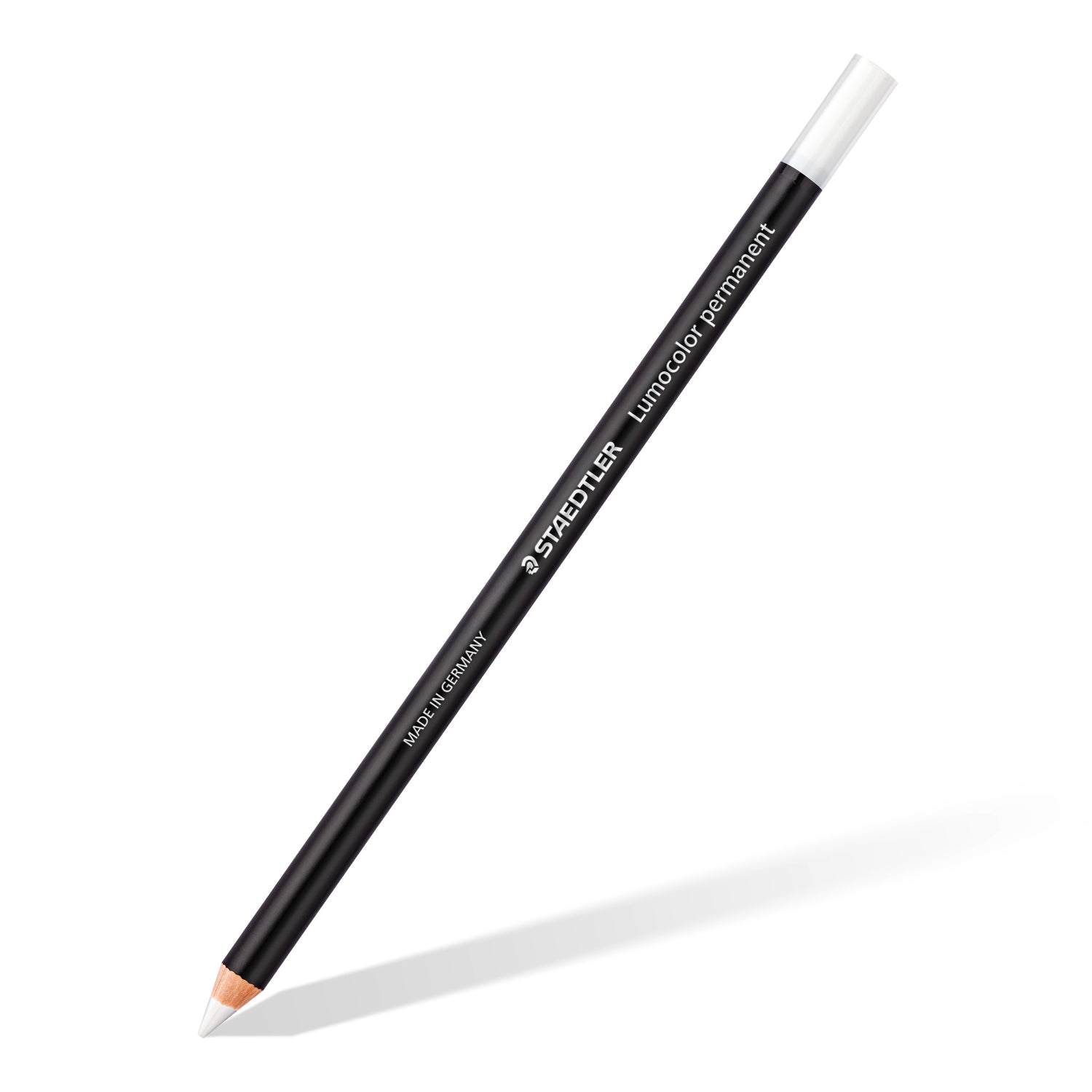 Staedtler® Lumocolor® permanent glasochrom pencil - white, box of 12