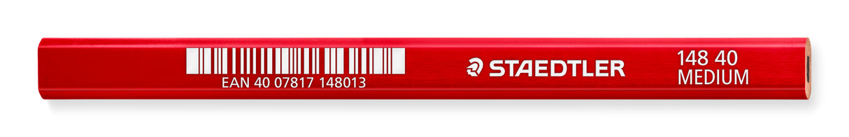 Staedtler® Carpenter's pencils - red lacquer - medium (approx. 2H)