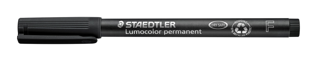 Staedtler® Lumocolor® permanent fine - black, box of 10