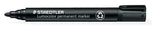 Staedtler® Lumocolor® permanent marker bullet point - black, box of 10