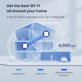 Tenda Nova MW6 2 Pack Whole Home Mesh Router WiFi System Parental Control