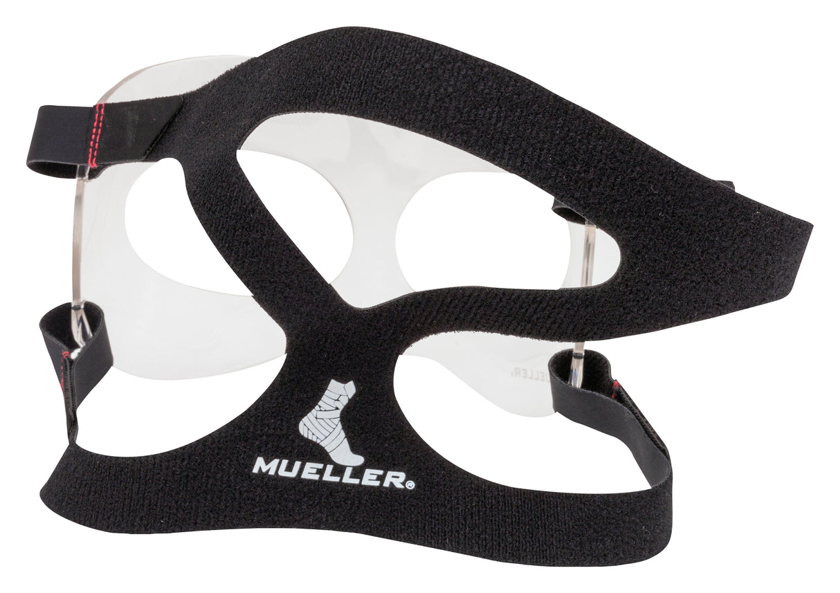 Mueller Face Guard, Unisex, One Size Fits Most- Clear