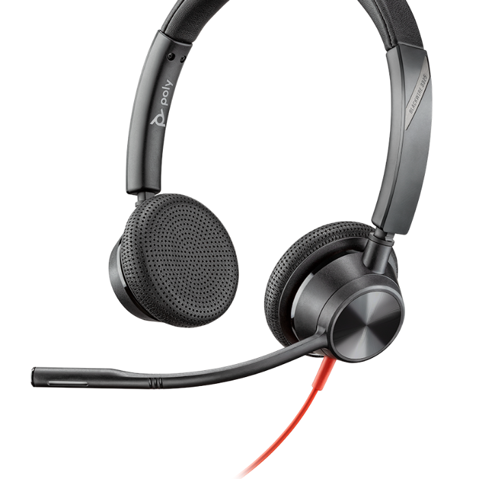 Poly Blackwire BW3320 USB-C, Stereo, Corded Headset