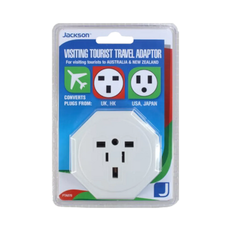 Jackson Inbound Travel Adaptor  USA, UK and more to AU/NZ