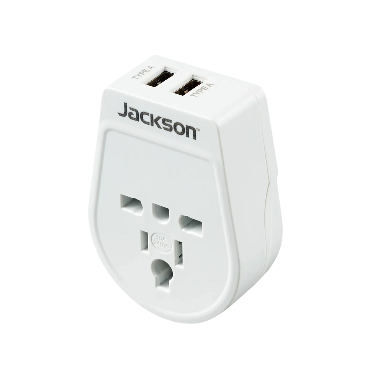 Jackson Inbound Slim USB-A Travel Adaptor - USA & UK and more to AU/NZ