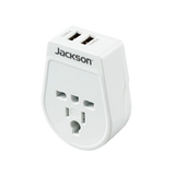 Jackson Inbound Slim USB-A Travel Adaptor - USA & UK and more to AU/NZ