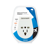 Jackson Inbound Slim USB-A & C Travel Adaptor - USA & UK and more to AU/NZ