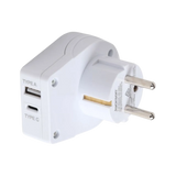 Jackson Outbound Travel Adaptor EU, including 1xUSB-A + 1xUSB-C