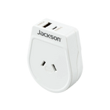 Jackson Outbound Travel Adaptor Japan, South America, including 1xUSB-A + 1xUSB-C