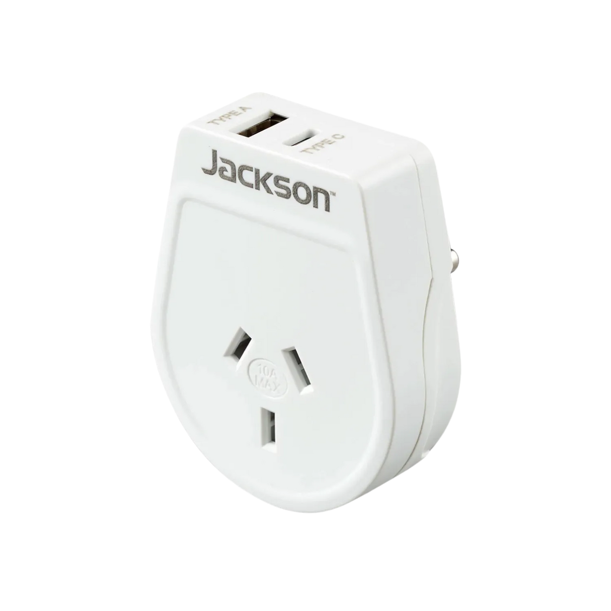 Jackson Outbound Travel Adaptor India and more, including 1xUSB-A + 1xUSB-C