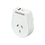 Jackson Outbound Travel Adaptor India and more, including 1xUSB-A + 1xUSB-C