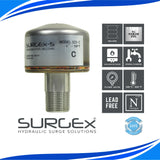 SURGEx S25-C NPT, Stainless Steel Bellows Water Hammer Arrestor, DN25 1" NPT