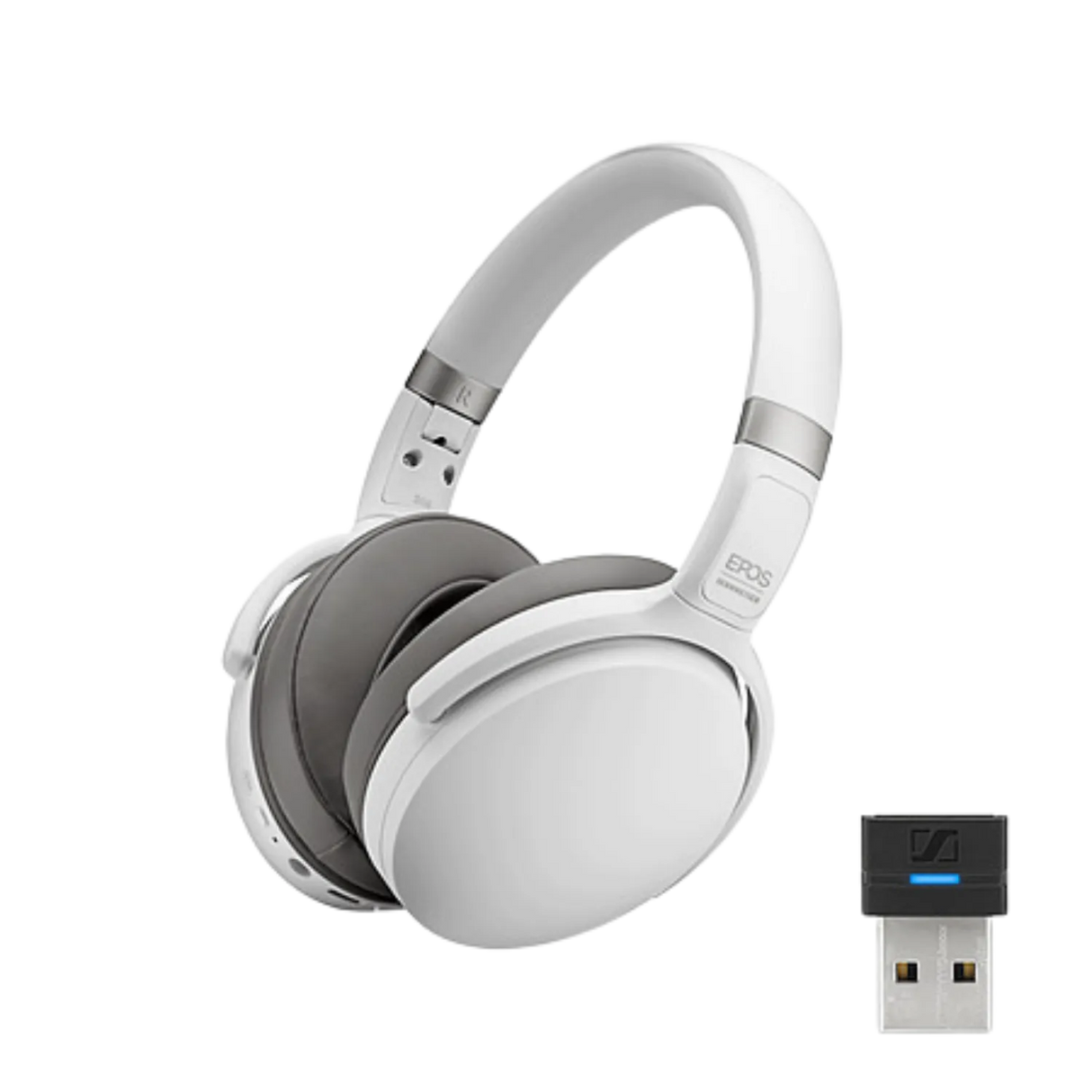 EPOS | Sennheiser Adapt 360 Double-Sided Bluetooth® Headset White w/ BTD800 USB