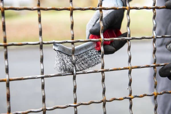 Klingspor BHP 600 hand brush special, 140 x 25 x 265 mm, plastic handle 0,3 Steel Pack of 24