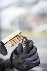 Klingspor BHZ 600 spark plug brush 3x rows, 45x17x145 mm, wooden handle 0,17 brass crimped Pack of 25