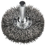 Klingspor BRS 600 W round shaft brush, 60 x 14 x 6 mm, 0,3 stainless steel Pack of 10