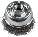 Klingspor BT 600 W cup brush, 65 mm, thread M14 0,3 stainless steel