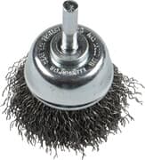 Klingspor BTS 600 W cup brush with shaft, 50 x 6 mm, 0,3 stainless steel Pack of 20