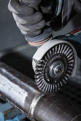 Klingspor BRP 600 Z pipeline brush knotted single Number of rows 1, 125 x 6 x 22,23 mm, 0,5 Steel