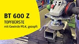 Klingspor BT 600 Z cup brush curled without ring 1x row, 100 mm, thread M14 0,5 Steel