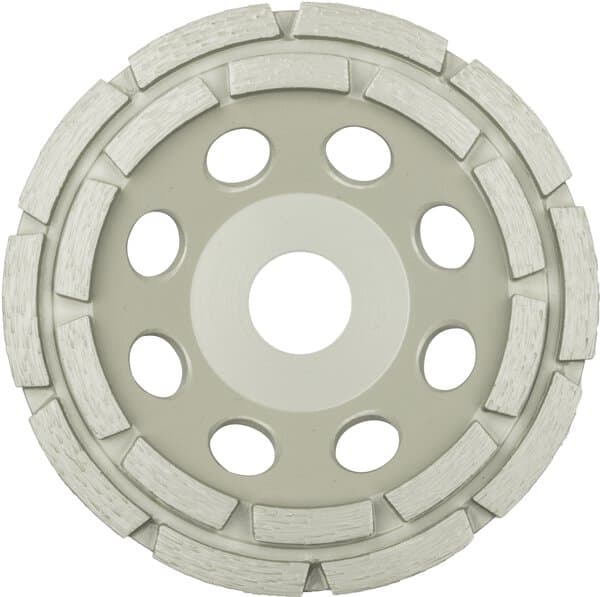 Klingspor DS 300 B Diamond cup grinding wheel, 125 x 7 x 22,23 mm 18 segments 7 x 5 mm, two-rowed