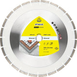 Klingspor DT 900 US diamond cutting blades, 350 x 3 x 25,4 mm 24 segments 40 x 3 x 10 mm, narrow gullet
